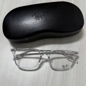 Ray-Ban rb5421 Transparent Eyeglasses with Black Case